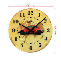 Nástenné hodiny MPM Retro 4467, 30cm